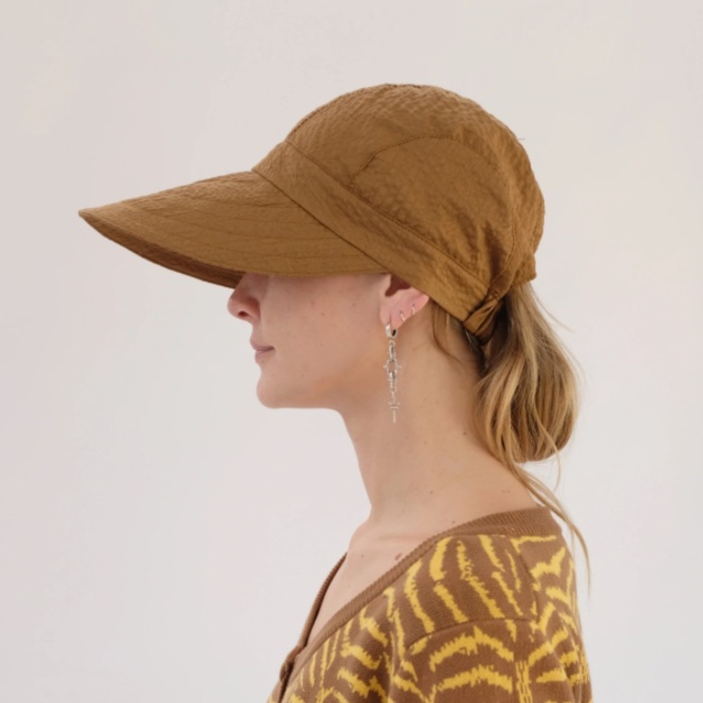 Brown Women's Visor Cap - Lightweight Sun Hat